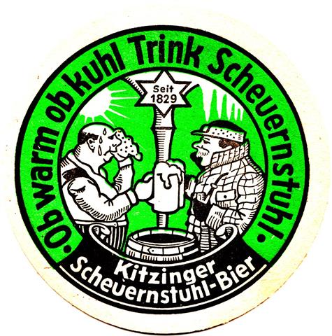 kitzingen kt-by scheuernstuhl rund 1a (215-ob warm-schwarzgrn)